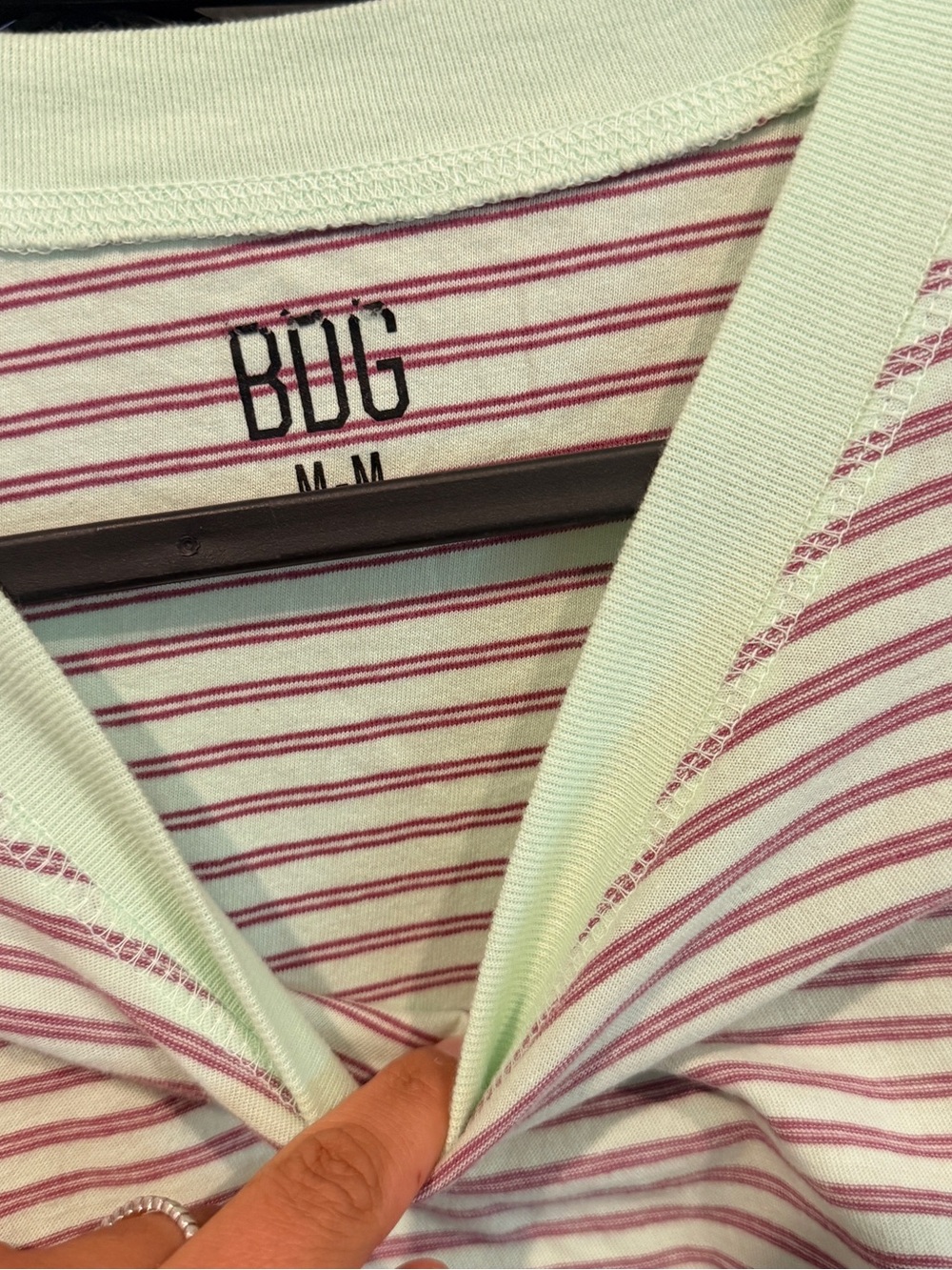 BDG Boxy Long Sleeve Spill The Tee - Picture 4 of 6